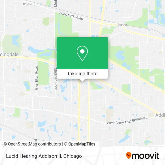 Lucid Hearing Addison Il map