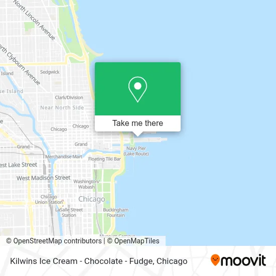 Kilwins Ice Cream - Chocolate - Fudge map