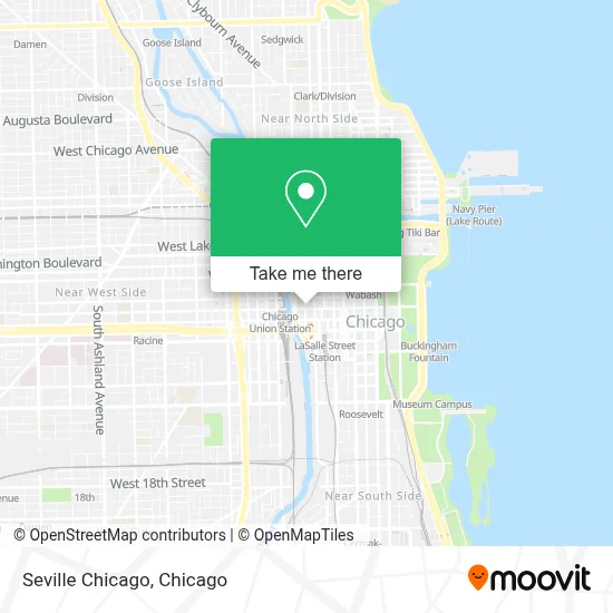 Seville Chicago map