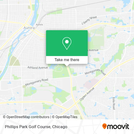 Phillips Park Golf Course map
