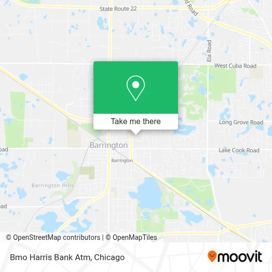 Bmo Harris Bank Atm map