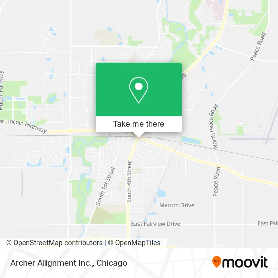 Archer Alignment Inc. map