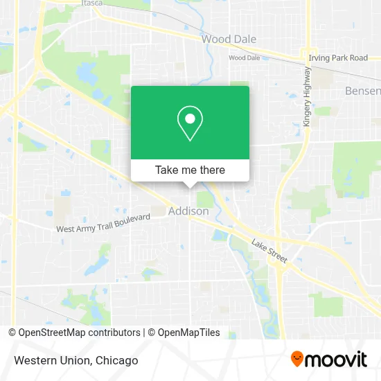 Western Union map