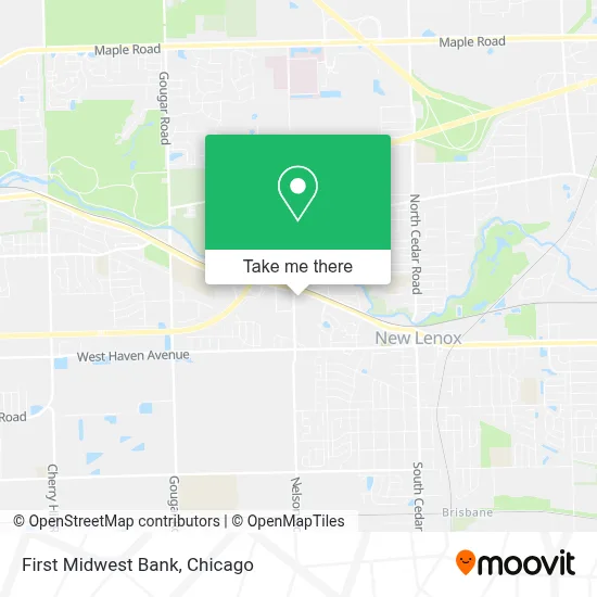 First Midwest Bank map