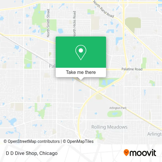 D D Dive Shop map