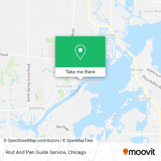 Rod And Pan Guide Service map