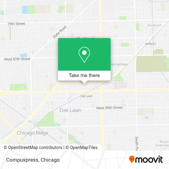 Compuxpress map
