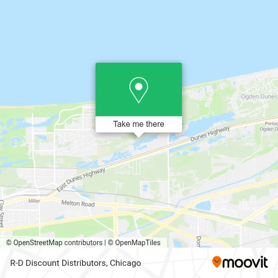 R-D Discount Distributors map