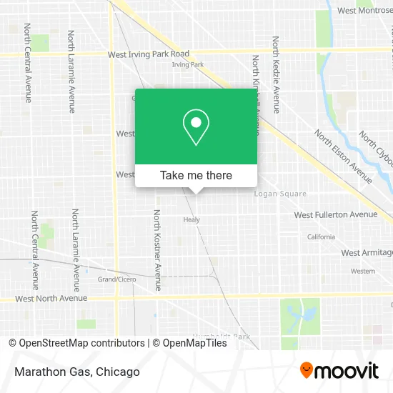 Marathon Gas map