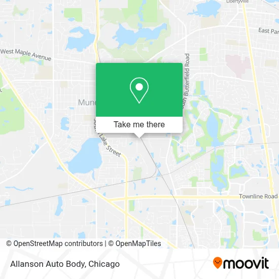 Allanson Auto Body map