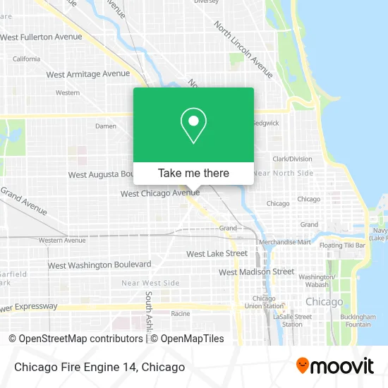 Chicago Fire Engine 14 map