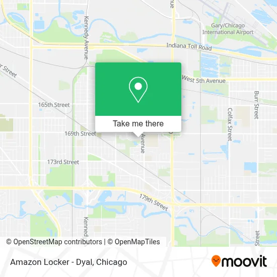 Amazon Locker - Dyal map