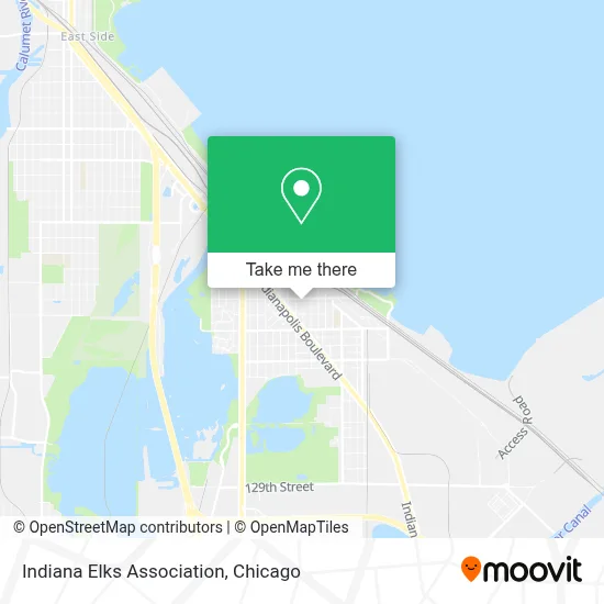Indiana Elks Association map