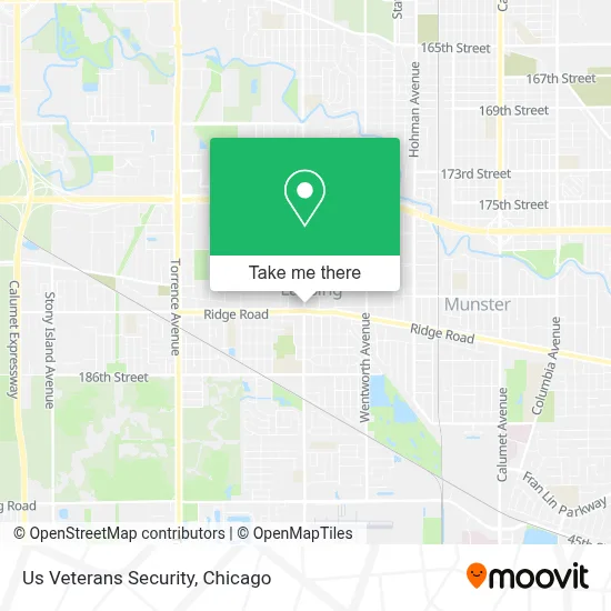 Us Veterans Security map