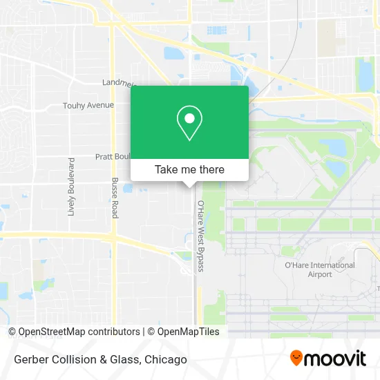 Gerber Collision & Glass map