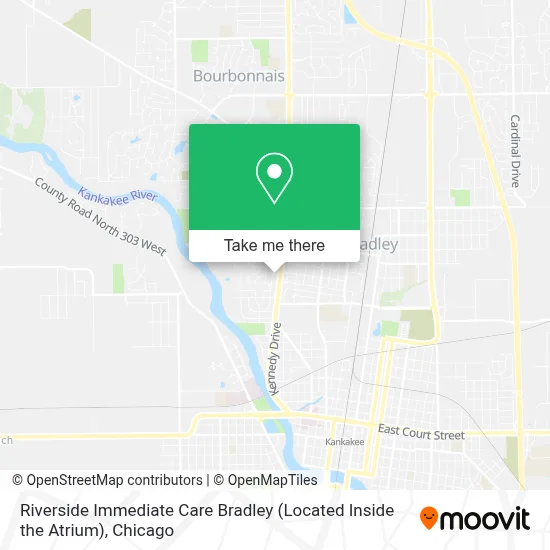 Riverside Immediate Care Bradley (Located Inside the Atrium) map