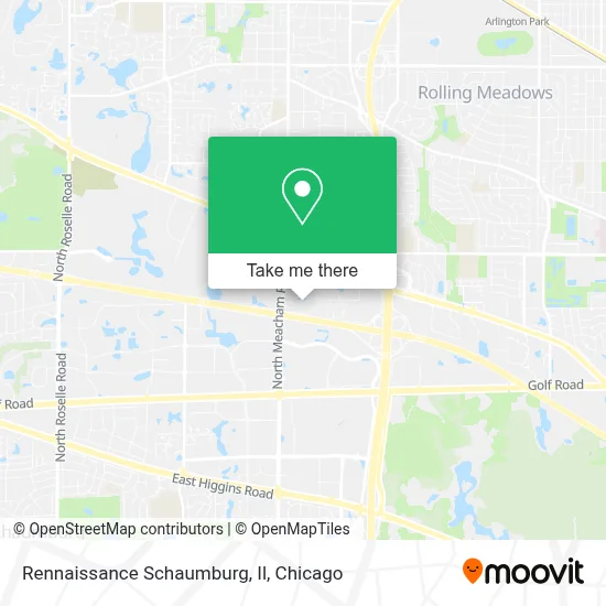 Rennaissance Schaumburg, Il map