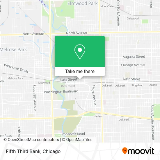 Fifth Third Bank map