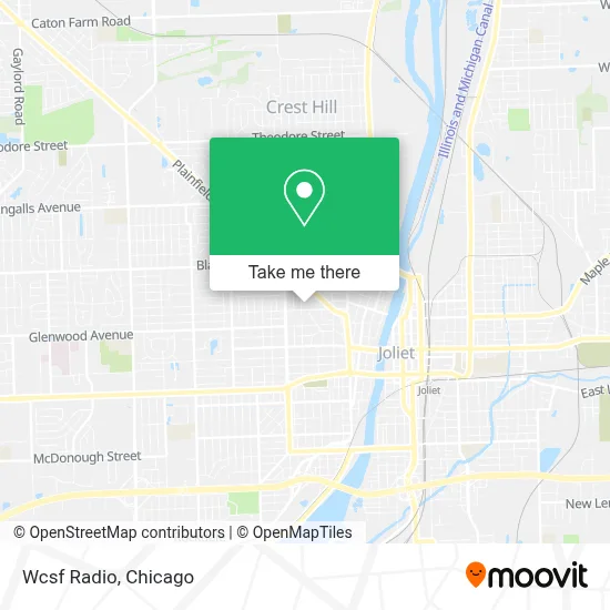 Wcsf Radio map