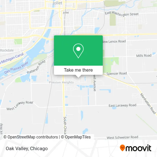 Oak Valley map