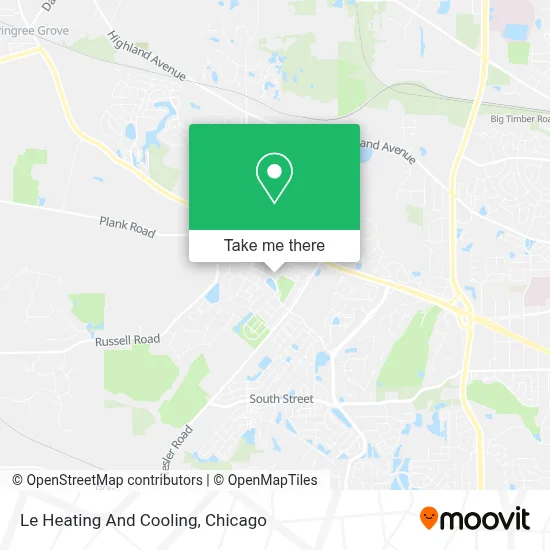 Le Heating And Cooling map