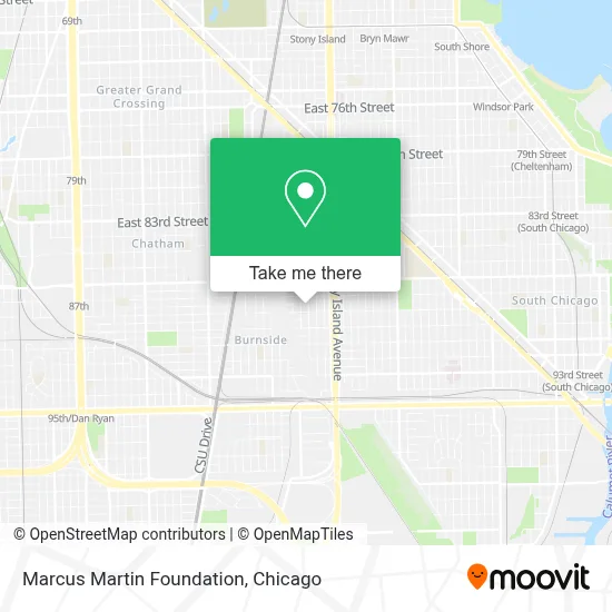 Marcus Martin Foundation map