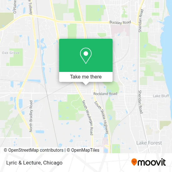 Lyric & Lecture map