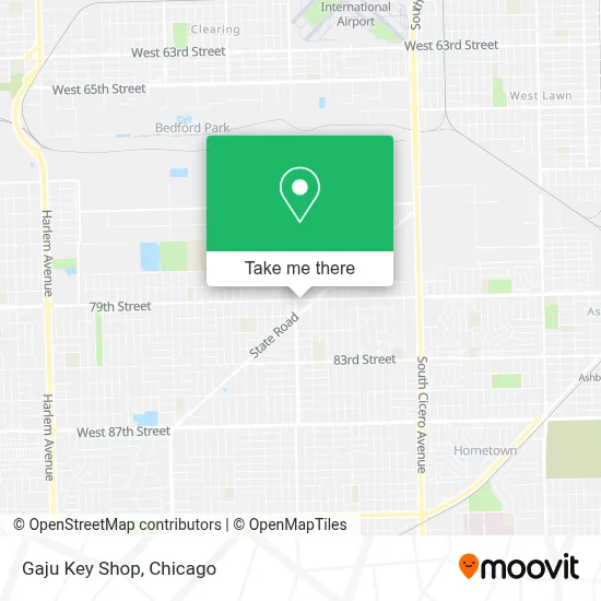 Gaju Key Shop map