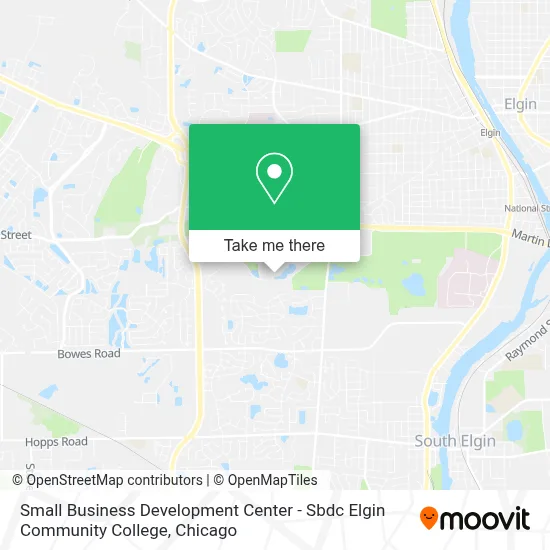 Small Business Development Center - Sbdc Elgin Community College map