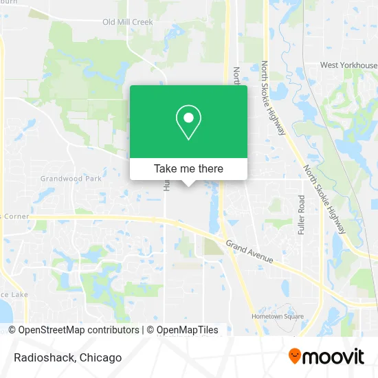Radioshack map