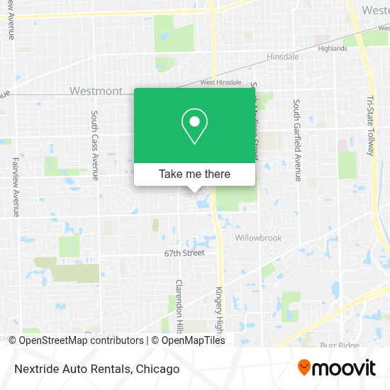 Nextride Auto Rentals map