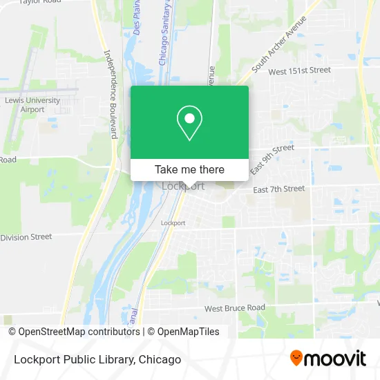 Lockport Public Library map