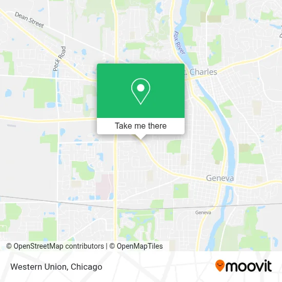 Western Union map