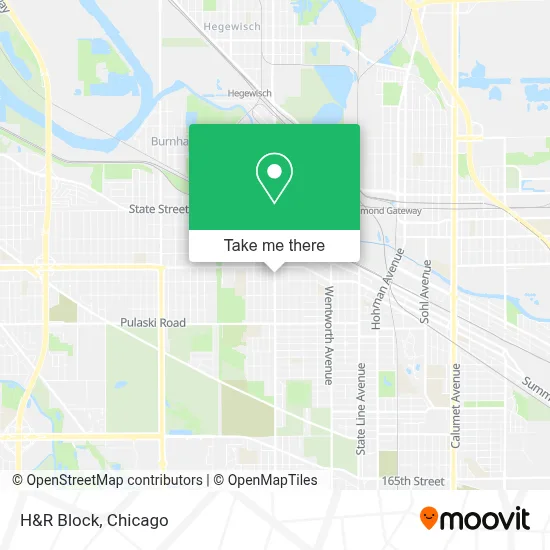 H&R Block map
