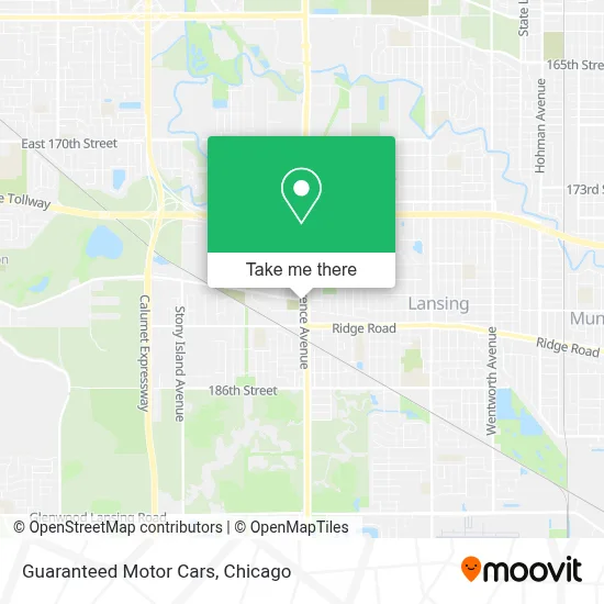 Guaranteed Motor Cars map