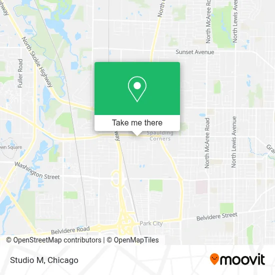 Studio M map