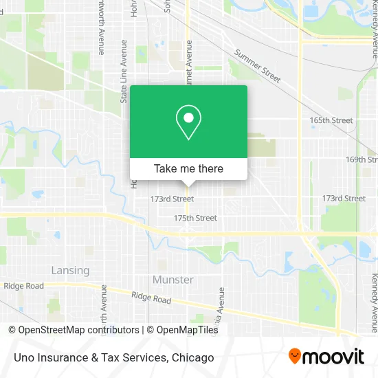 Uno Insurance & Tax Services map