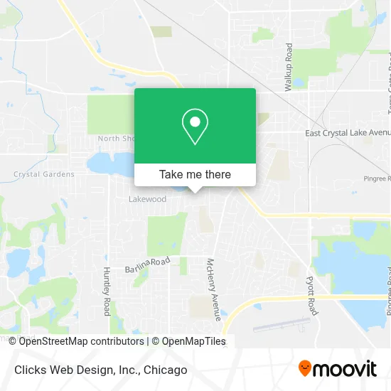 Clicks Web Design, Inc. map