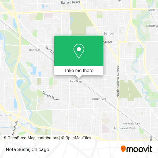 Neta Sushi map