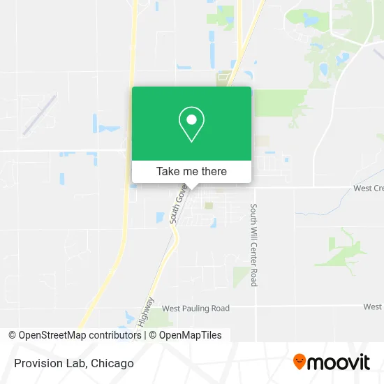 Provision Lab map