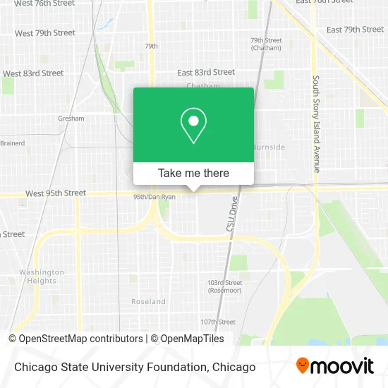 Chicago State University Foundation map