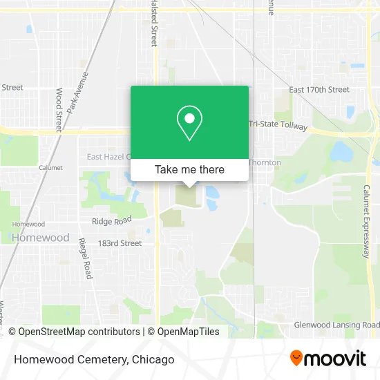 Homewood Cemetery map