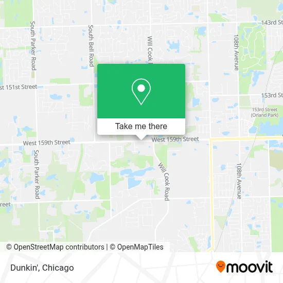 Dunkin' map