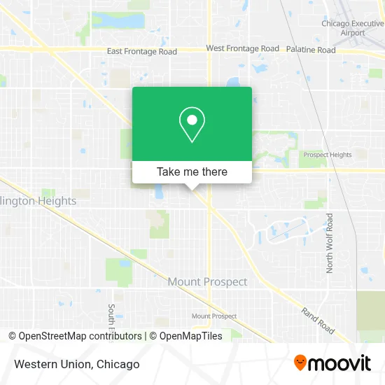 Western Union map
