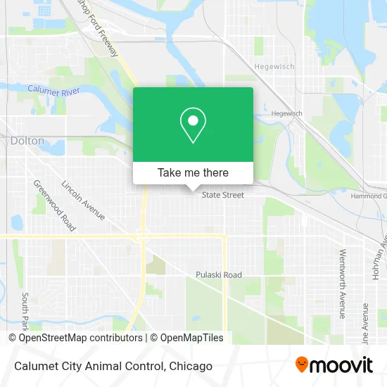 Calumet City Animal Control map