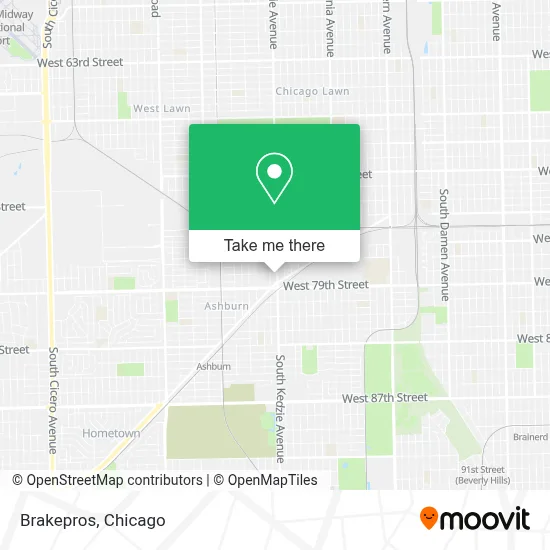 Brakepros map