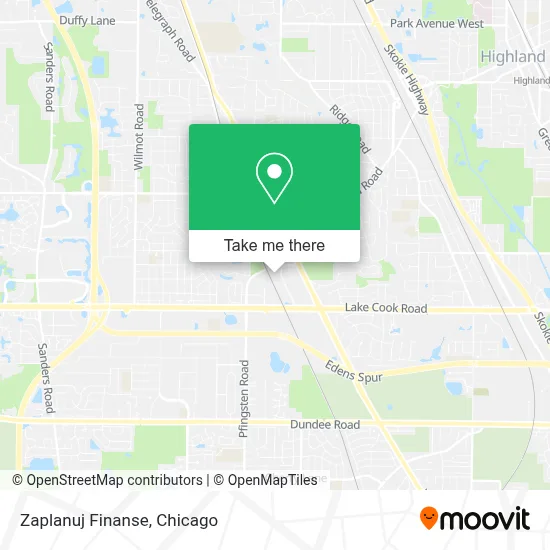 Zaplanuj Finanse map