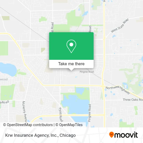 Krw Insurance Agency, Inc. map