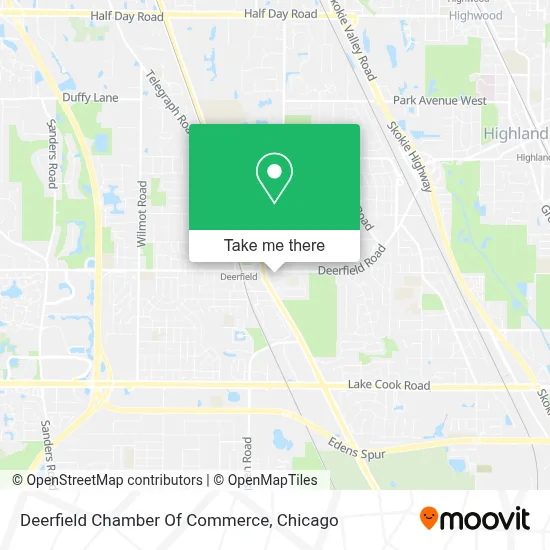 Deerfield Chamber Of Commerce map