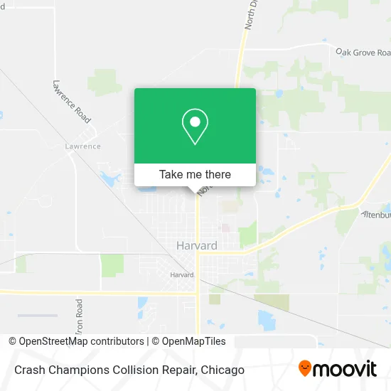 Crash Champions Collision Repair map